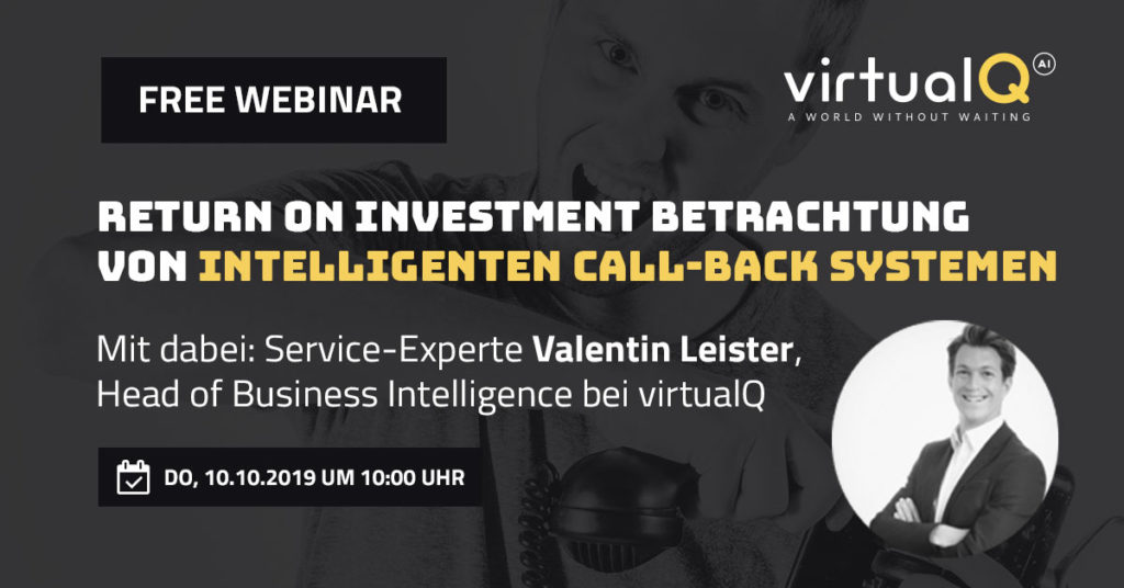 Return on Investment Betrachtung von intelligenten Call-Back Systemen